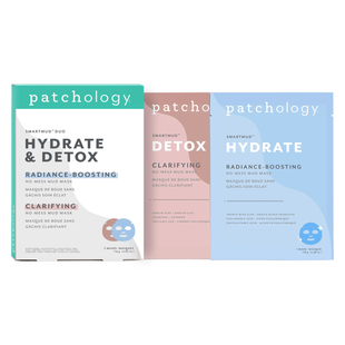 Набір масок Детокс + Зміцнююча SmartMud™ Duo Hydrate & Detox Sheet Masks Patchology PAT0073 фото