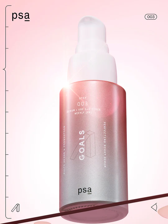 Антиоксидантна нічна сироватка PSA Goals Multi Acids and Probiotics Perfecting Night Serum, 30 мл 43423434534 фото