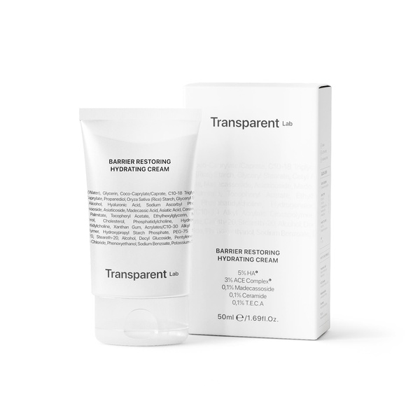 Зволожуючий, відновлюючий крем для обличчя Transparent Lab Barrier Restoring Hydrating Cream, 50 мл 32132111 фото
