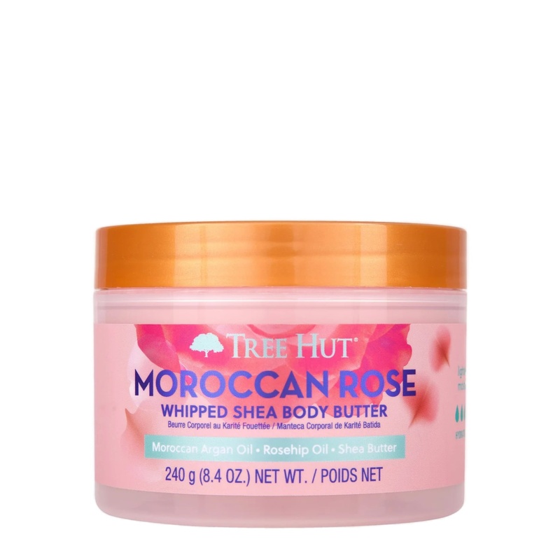 Баттер для тіла з ароматом троянди Tree Hut Moroccan Rose Whipped Body Butter, 240 г 075371015168 фото