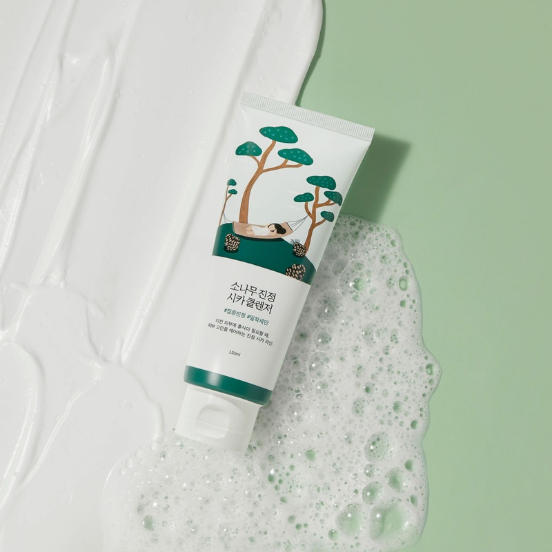 Очищувальна пінка з екстрактом голок сосни ROUND LAB Pine Calming Cica Cleanser, 150 мл 34656576 фото