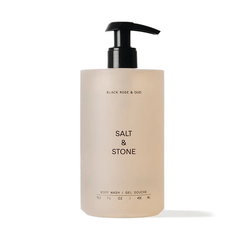 Антиоксидантний гель для душу з ароматом чорної троянди та уда Salt & Stone Body Wash Black Rose & Oud, 450 мл 711221983989 фото