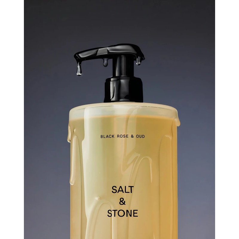 Антиоксидантний гель для душу з ароматом чорної троянди та уда Salt & Stone Body Wash Black Rose & Oud, 450 мл 711221983989 фото