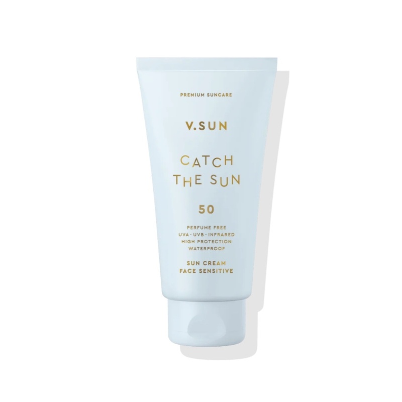 Сонцезахисний крем для обличчя V.SUN Sun Cream Face Sensitive SPF 50 Perfume Free, 75 мл 4260672140138 фото