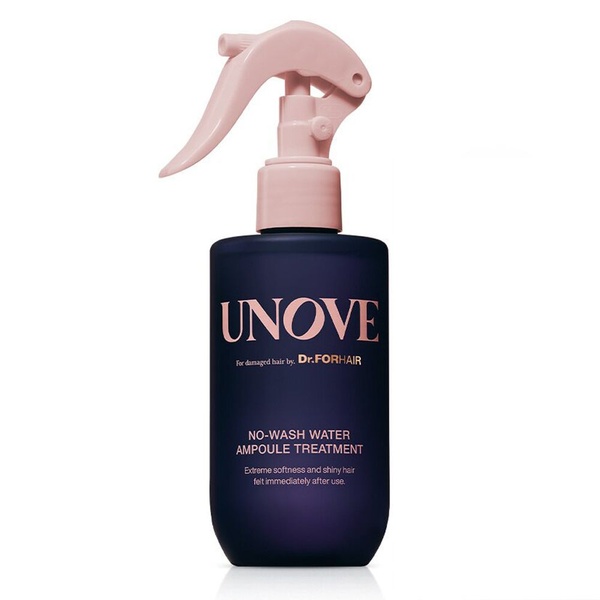 Незмивний спрей-догляд для захисту і відновлення пошкодженого волосся UNOVE No-Wash Water Ampoule Treatment, 200 мл 4657687878 фото