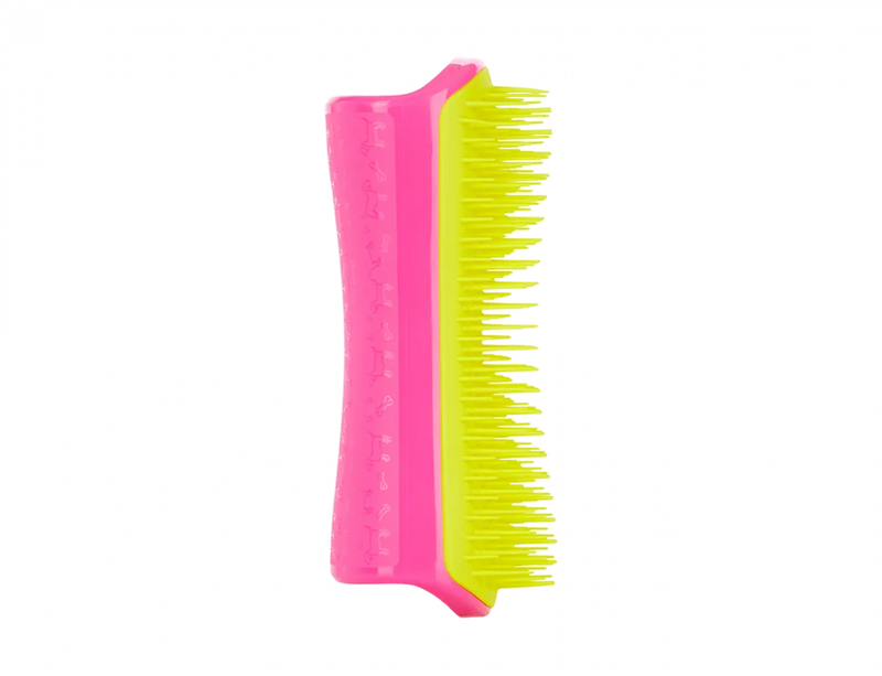 Щітка для розплутування шерсті собаки Pet Teezer Detangling&Grooming Pink/Yellow 5060173378363 фото