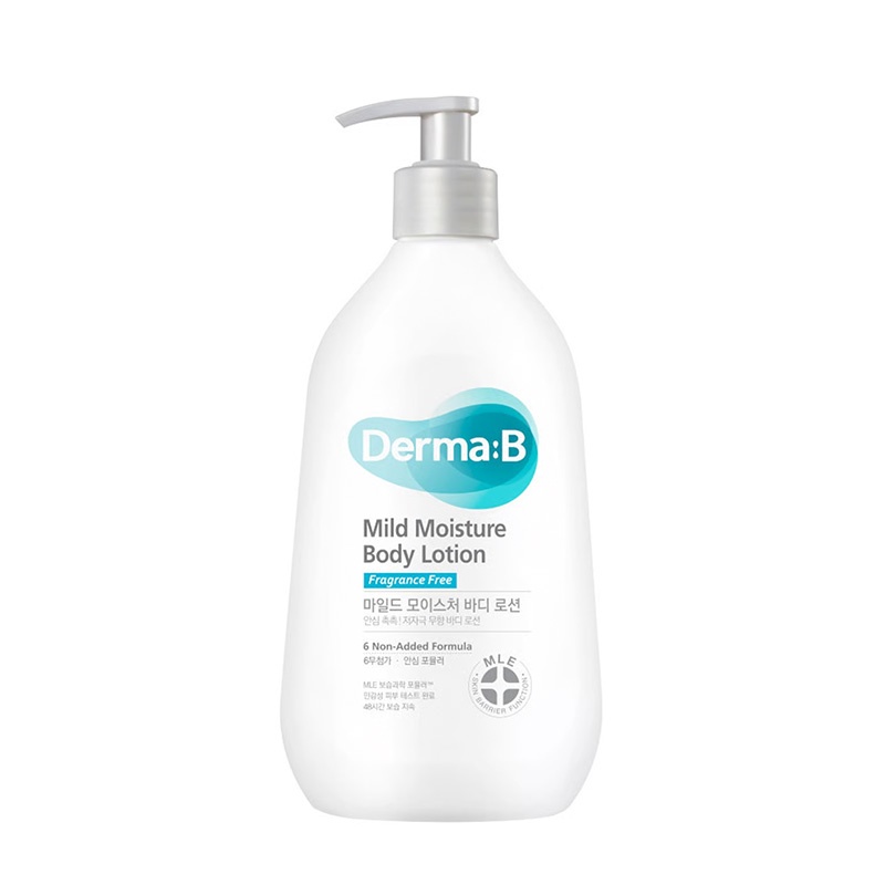 Лосьйон для тіла зволожувальний Derma:B Mild Moisture Body Lotion, 400 мл 000005527 фото