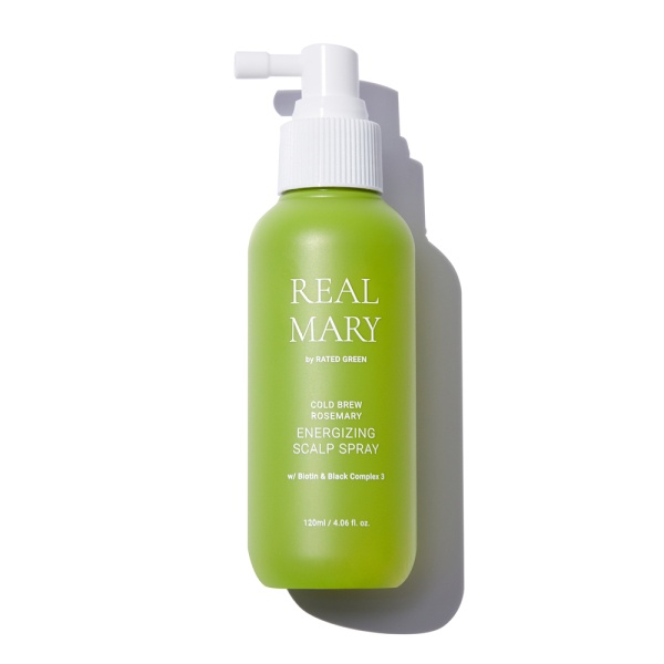 Енергетичний спрей для шкіри голови з розмарином Rated Green Real Mary Energizing Scalp Spray, 120 мл 8809514550061 фото