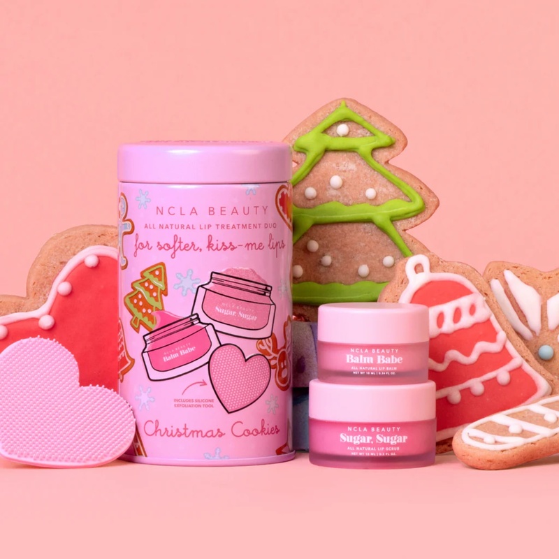 Подарунковий набір для догляду за губами «Різдвяне печиво» NCLA Beauty Christmas Cookies Lip Care Set, 3 в 1 860011722886 фото