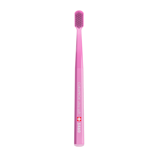 Ультра-м'яка зубна щітка Curaprox 5460 Ultra Soft Rosa Front Rosa 0009087 фото