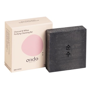 Мило з порошком деревного вугілля для обличчя та тіла Ondo Beauty 36.5 Charcoal & Willow Purifying Cleansing Bar, 70 г 8437016160183 фото