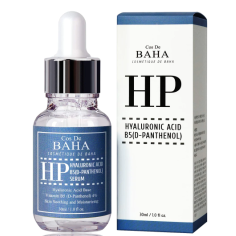 Зволожуюча сироватка з гіалуроновою кислотою та пантенолом Cos De Baha Hyaluronic Acid + 4% Vitamin B5 Serum HP, 30 мл 445678 фото