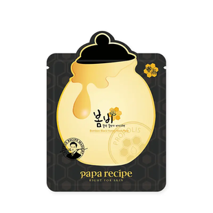 Очищувальна тканинна маска з екстрактом меду Papa Recipe Bombee Black Honey Mask, 25 г 3288 фото