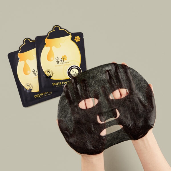 Очищувальна тканинна маска з екстрактом меду Papa Recipe Bombee Black Honey Mask, 25 г 3288 фото