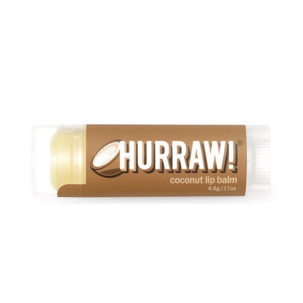 Бальзам для Губ Hurraw! Coconut Lip Balm, 4.8 г 851228005045 фото