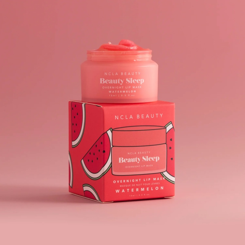 Нічна маска для губ «Кавун» NCLA Beauty Beauty Sleep Overnight Lip Mask - Watermelon, 15 мл 850034009582 фото