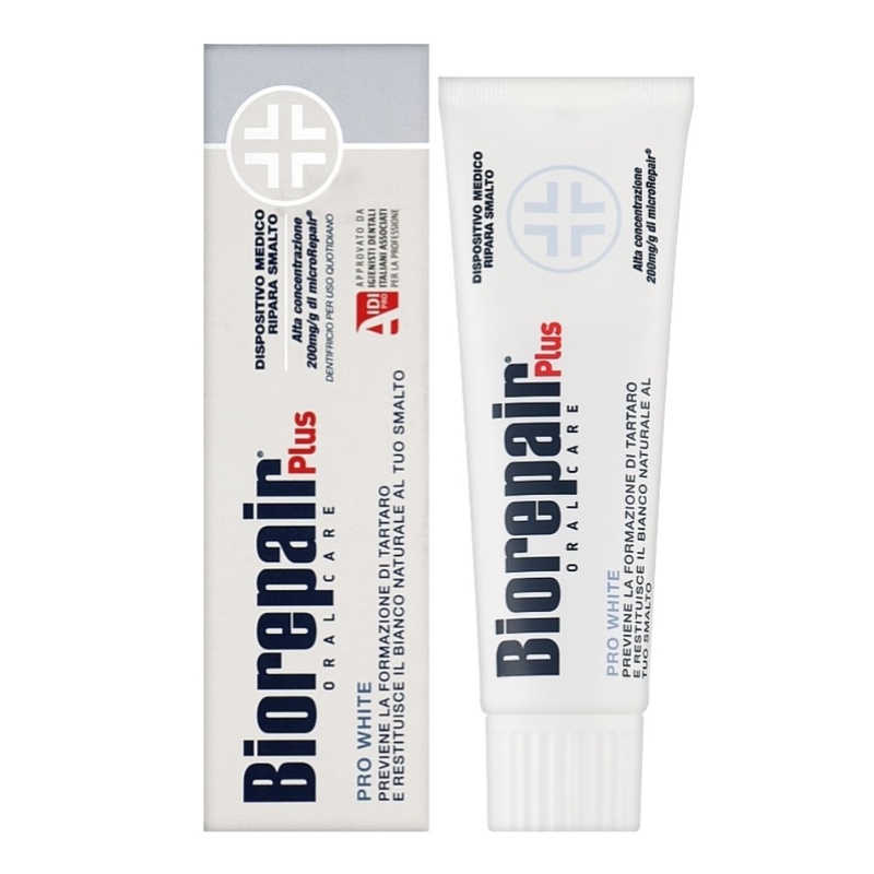 Професійна зубна паста BioRepair Plus PRO White Plus, 75 мл 8017331055380 фото