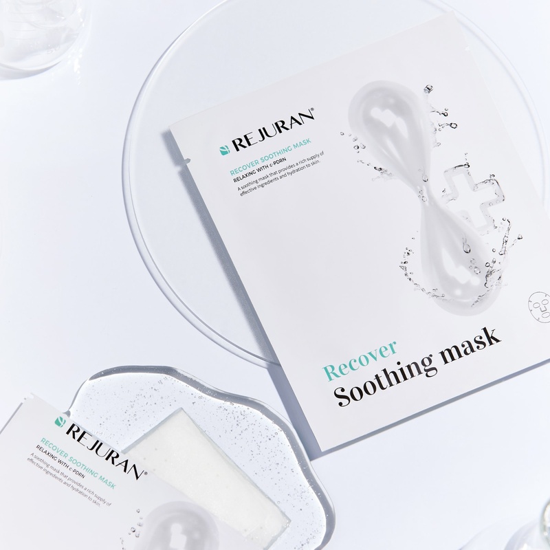 Заспокійлива маска для відновлення шкіри обличчя REJURAN Recover Soothing Mask, 5 шт 8806121400789 фото