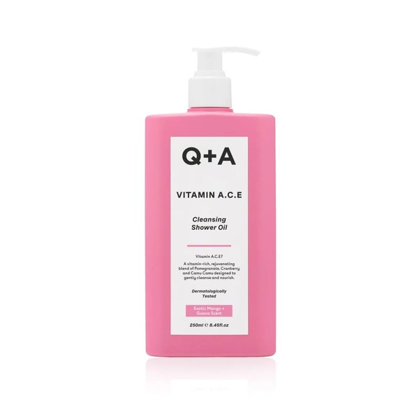 Вітамінізована олія для душу Q+A Vitamin A.C.E Cleansing Shower Oil, 250 мл 5467877778 фото