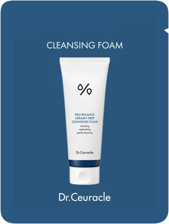 Кремова пінка для вмивання з пробіотиками Dr.Ceuracle Pro Balance Creamy Deep Cleansing Foam, 2 мл 8806133616116 фото