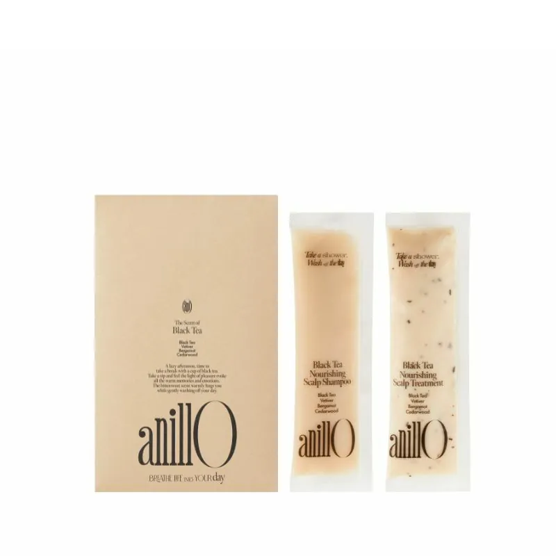 Набір тестерів ANILLO Black Tea Nourishing KIT, 10 мл*2шт 8809524432517 фото