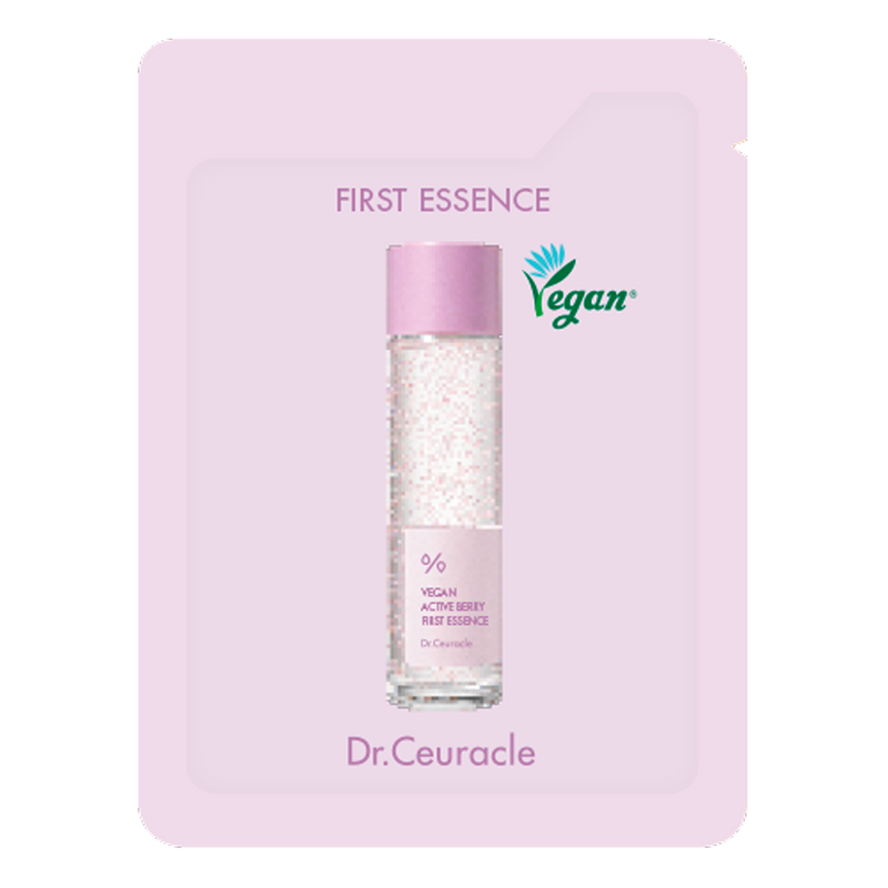 Стартова есенція з ресвератролом та екстрактом журавлини Dr.Ceuracle Vegan Active Berry First Essence, 2 мл 8806133615775 фото