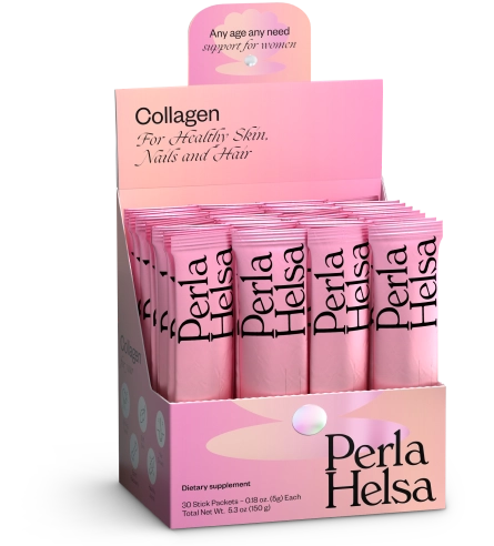 Морський колаген, пептиди І типу, 30 стіків Perla Helsa Collagen Dietary Supplement 66444 фото