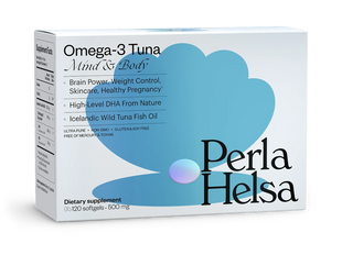 Омега-3 із тунця, з високим рівнем DHA, 120 капсул Perla Helsa Omega-3 Tuna Mind & Body Dietary Supplement 4820225140079 фото