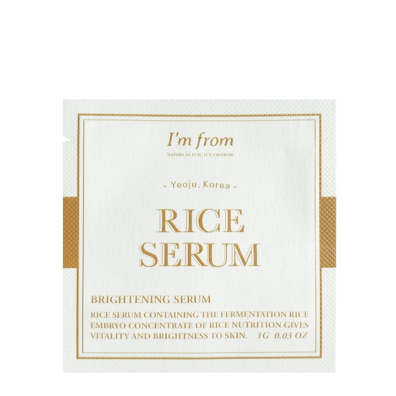 Зволожуюча ферментована сироватка I'M FROM Rice Serum, 1 г 88095259305315 фото