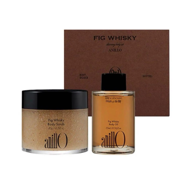 Набір для тіла ANILLO Fig Whisky Discovery Body Set, 45 гр/22 мл 8809524432692 фото