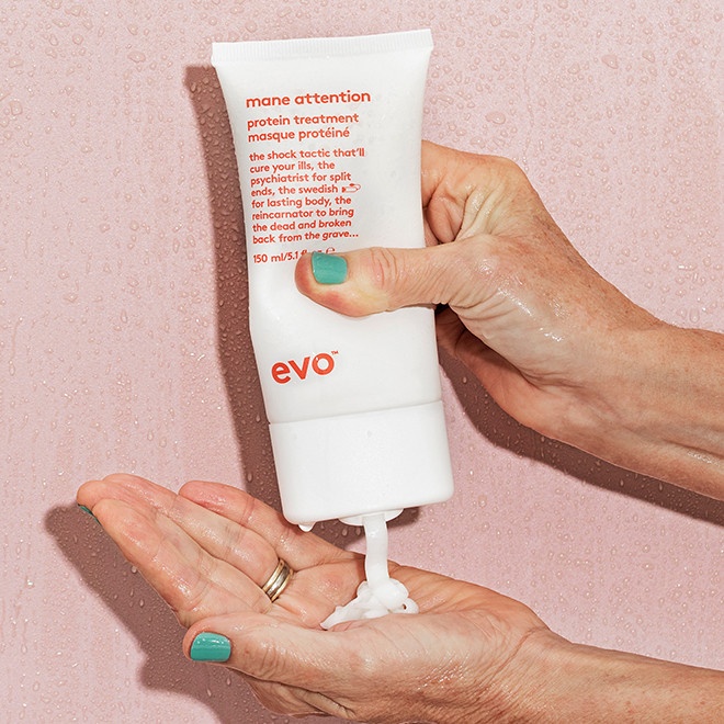 Зміцнюючий протеіновий догляд Evo Mane Attention Protein Treatment, 150 мл 456789055 фото