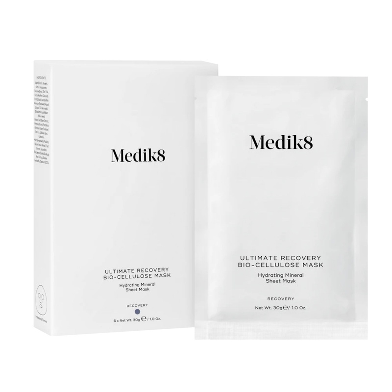 Відновлювальна біоцелюлозна маска з цинком Medik8 Ultimate Recovery Bio Cellulose Mask, 6 шт P09017 фото