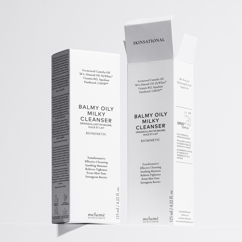 Освітлюючий зволожувальний бальзам для очищення шкіри Melume Balmy Oily Milky Cleanser, 125 мл 67890111 фото