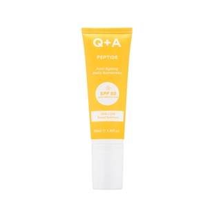 Антивіковий сонцезахисний крем для обличчя Q+A Peptide Anti-Ageing Daily Sunscreen, 50 мл 5060486267842 фото