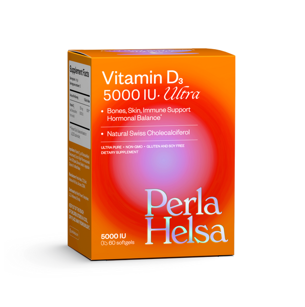 Вітамін D3 ULTRA 5000 IU, 60 капсул Perla Helsa Vitamin D3 5000 UI Ultra Dietary Supplement 4820225140161 фото