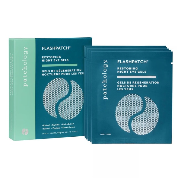 Нічні відновлюючі патчі FlashPatch® Restoring Night Eye Gels Patchology, 5 пар PAT0001-5 фото