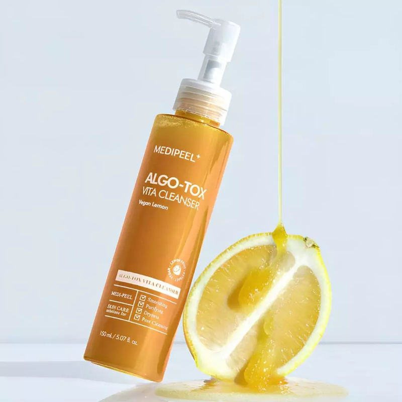 Гель для очищення шкіри Medi-Peel Algo-Tox Vita Cleanser Vegan Lemon, 150 мл 8809941820997 фото