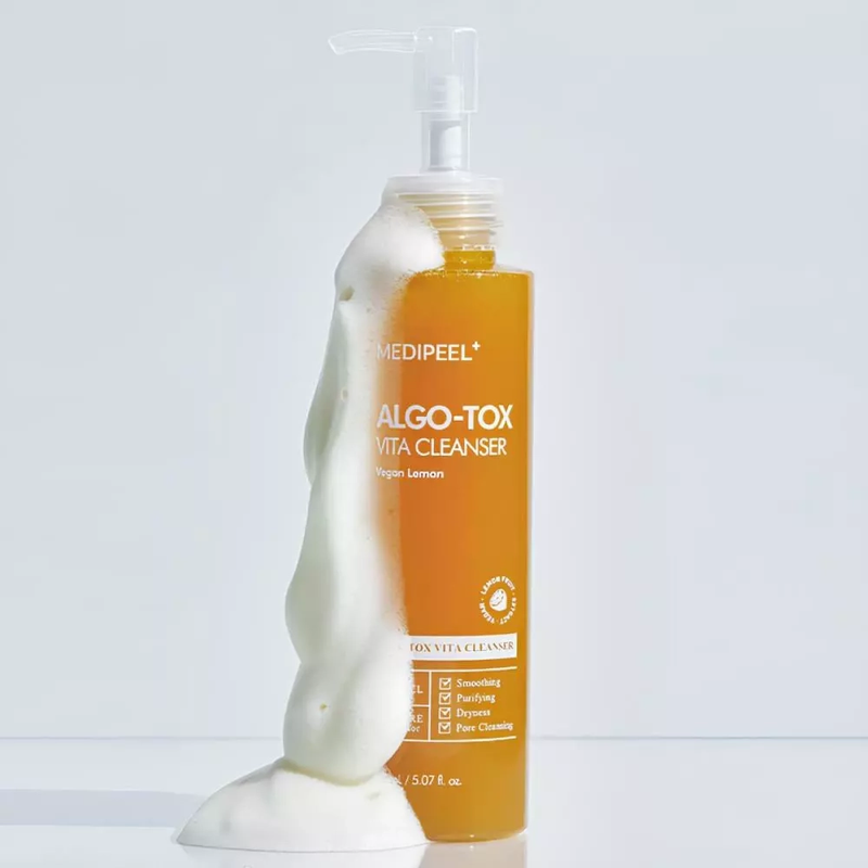 Гель для очищення шкіри Medi-Peel Algo-Tox Vita Cleanser Vegan Lemon, 150 мл 8809941820997 фото