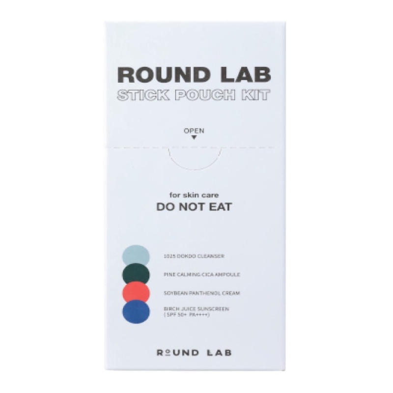 Набір мініатюр ROUND LAB Stick Pouch Kit, 12 шт*3мл 8809962540553 фото