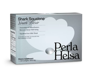 Сквален Еліксир молодості, 120 капсул Perla Helsa Shark Squalene Youth Elixir Dietary Supplement 4820225140185 фото