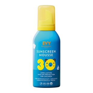 Сонцезахисний мус для дітей та немовлят EVY Technology Sunscreen Mousse Kids SPF 30, 150 мл 5694230167036 фото