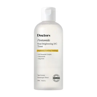 Тонер для освітлення та рівного тону шкіри Doctors Pentamide Real Brightening 10C Toner, 280 мл 8809639178027 фото