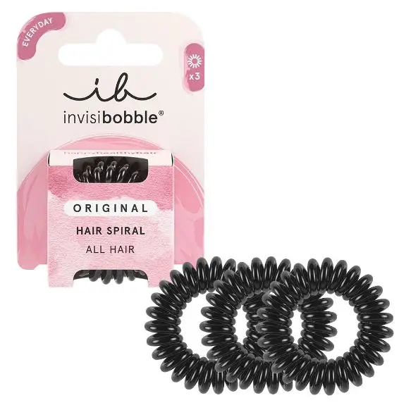 Резинка-браслет для волосся invisibobble ORIGINAL True Black, 3 шт 4657888 фото