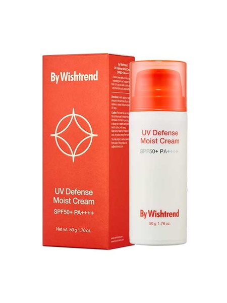 Зволожуючий сонцезахисний крем By Wishtrend UV Defense Moist Cream SPF 50+ PA++++, 50 мл 636687 фото