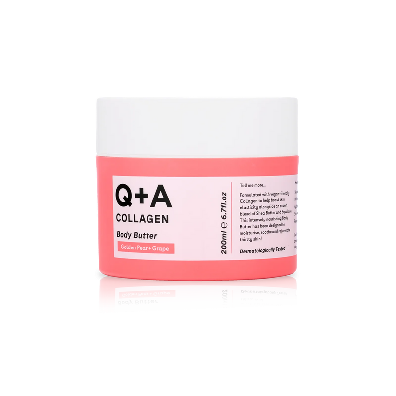 Зволожуючий баттер з колагеном Q+A Collagen Body Butter, 200 мл 5060486266500 фото