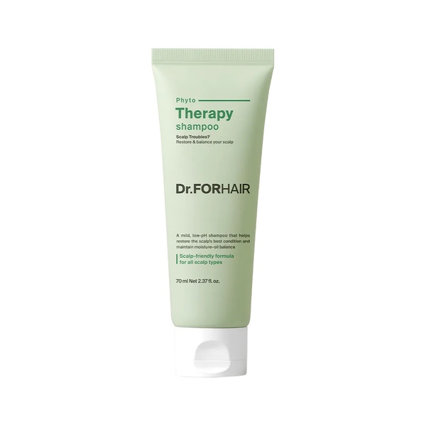 Фітотерапевтичний шампунь для чутливої шкіри голови Dr.FORHAIR Phyto Therapy Shampoo, 70мл 8809485533421 фото