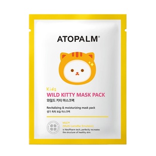 Дитяча тканинна маска Atopalm Wild Kitty Mask Pack Kids, 1 шт 8809723787258 фото