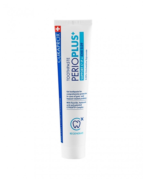 Зубна паста Curaprox Perio Plus + Support з вмістом хлоргексидину 0,09%, 75 мл 78652289 фото