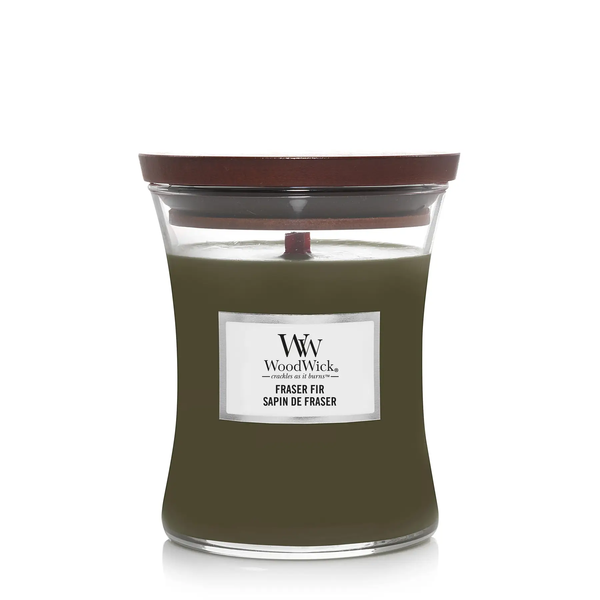 Ароматична свічка з ароматом свіжозрізаної ялини Woodwick Medium Frasier Fir, 275 г 92175E фото