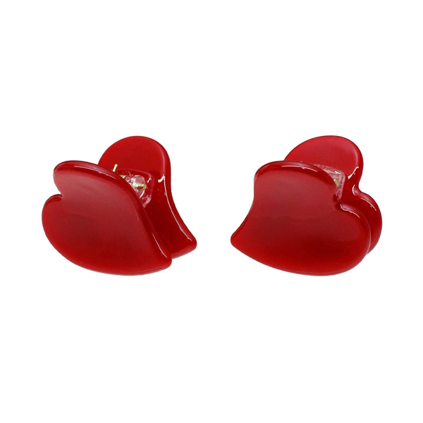 Набір крабиків Emi Jay baby heart clip set in cherry kiss 7809633 фото